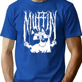 Muffin Death Metal Premium Heavyweight Cotton T-Shirt - Blue