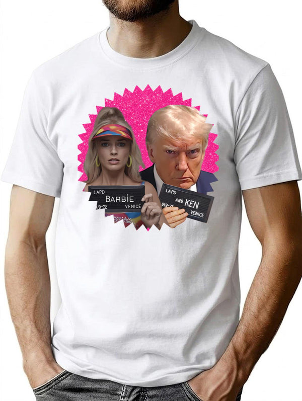 Mugshot Pals Shirt T-Shirt for Men & Women, T-Shirts Graphic Tee - White