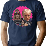 Mugshot Pals Shirt T-Shirt for Men & Women, T-Shirts Graphic Tee - Navy
