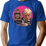 Mugshot Pals Shirt T-Shirt for Men & Women, T-Shirts Graphic Tee - Blue