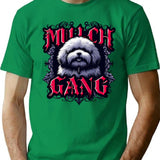 Mulch Gang Vintage Goth Funny Dog Meme T-Shirt for Men & Women, T-Shirts Graphic Tee - Green