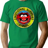 Muppet Emotional Support Animal Premium Heavyweight Cotton T-Shirt - Green