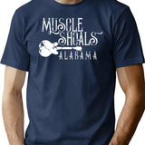 Muscle Shoals Alabama Music Guitar Pick T-Shirt for Men & Women, T-Shirts Graphic Tee - Navy