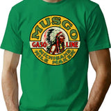 Musgo Gasoline T-Shirt for Men & Women, T-Shirts Graphic Tee - Green