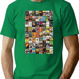 Music Of The 1960S - 60'S Album Cover Art T-Shirt for Men & Women, T-Shirts Graphic Tee - Green
