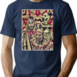 Music Retro The Clowns Gifts Music Fans T-Shirt for Men & Women, T-Shirts Graphic Tee - Navy