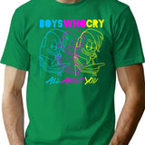 Music Vintage Boys Who Cry T-Shirt for Men & Women, T-Shirts Graphic Tee - Green