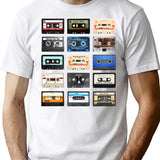 Music (1) T-Shirt for Men & Women, T-Shirts Graphic Tee - White