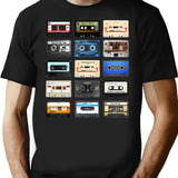 Music T-Shirt for Men & Women, T-Shirts Graphic Tee - Black