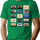 Music T-Shirt for Men & Women, T-Shirts Graphic Tee - Green