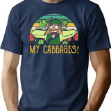 My Cabbages Vintage T-Shirt for Men & Women, T-Shirts Graphic Tee - Navy