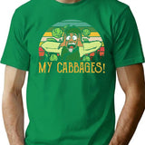 My Cabbages Vintage T-Shirt for Men & Women, T-Shirts Graphic Tee - Green