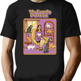 My Family Portrait T-Shirt for Men & Women, T-Shirts Graphic Tee - Black