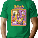 My Family Portrait T-Shirt for Men & Women, T-Shirts Graphic Tee - Green