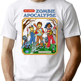 My First Zombie Apocalypse T-Shirt for Men & Women, T-Shirts Graphic Tee - White