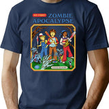My First Zombie Apocalypse T-Shirt for Men & Women, T-Shirts Graphic Tee - Navy
