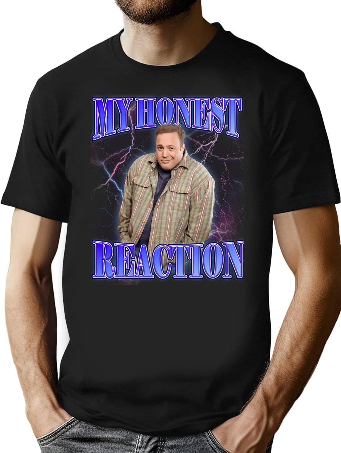 My Honest Reaction Kj Shirt T-Shirt for Men & Women, T-Shirts Graphic Tee - Black