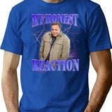 My Honest Reaction Kj Shirt T-Shirt for Men & Women, T-Shirts Graphic Tee - Blue