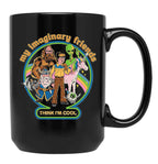 My Imaginary Friends Black Coffee Mug, Gift Coffee Mug