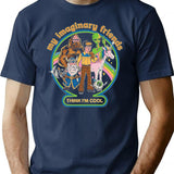 My Imaginary Friends Premium Heavyweight Cotton T-Shirt - Navy