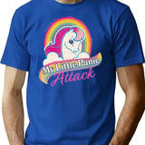 My Little Panic Attack T-Shirt for Men & Women, T-Shirts Graphic Tee - Blue