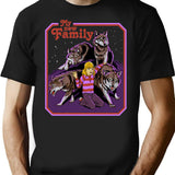 My New Family T-Shirt for Men & Women, T-Shirts Graphic Tee - Black
