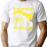 My Senses Fail Me Rat T-Shirt for Men & Women, T-Shirts Graphic Tee - White