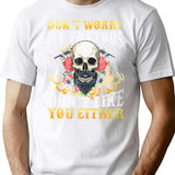 My Tattoos Don'T Like You Either T-Shirt for Men & Women, T-Shirts Graphic Tee - White