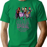 Mystik Spiral T-Shirt for Men & Women, T-Shirts Graphic Tee - Green