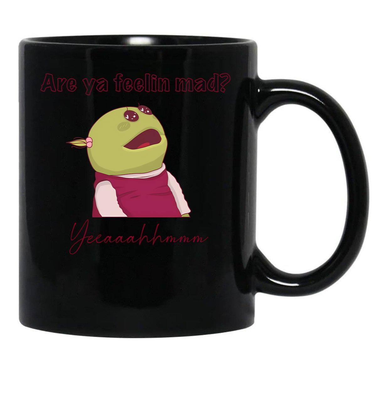 Nanalan Are You Feeling Mad Black Coffee Mug, Gift Coffee Mug - Black