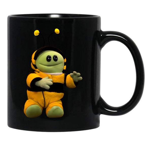 Nanalan Bee (1) Black Coffee Mug, Gift Coffee Mug - Black