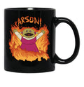 Nanalan Commit Arson Black Coffee Mug, Gift Coffee Mug - Black