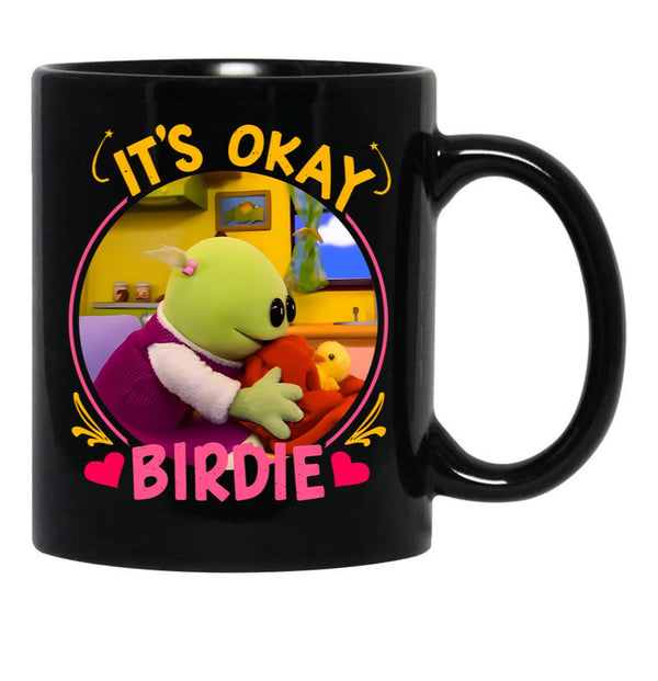 Nanalan Embracing The Wonderful Girl It'S Okay Birdie (1) Black Coffee Mug, Gift Coffee Mug - Black