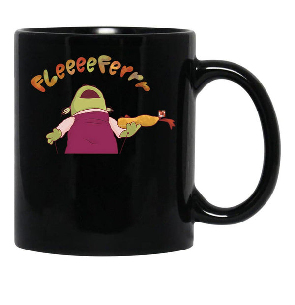 Nanalan Fleefer Black Coffee Mug, Gift Coffee Mug - Black