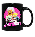 Nanalan Mona Family Black Coffee Mug, Gift Coffee Mug - Black