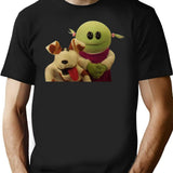 Nanalan Mona and Russer Premium Heavyweight Cotton T-Shirt - Black
