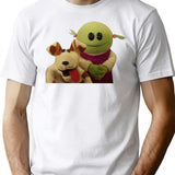 Nanalan Mona and Russer Premium Heavyweight Cotton T-Shirt - White