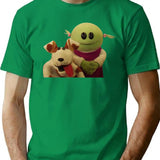 Nanalan Mona and Russer Premium Heavyweight Cotton T-Shirt - Green