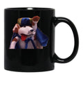 Nanalan Russer Cute Dog Black Coffee Mug, Gift Coffee Mug - Black