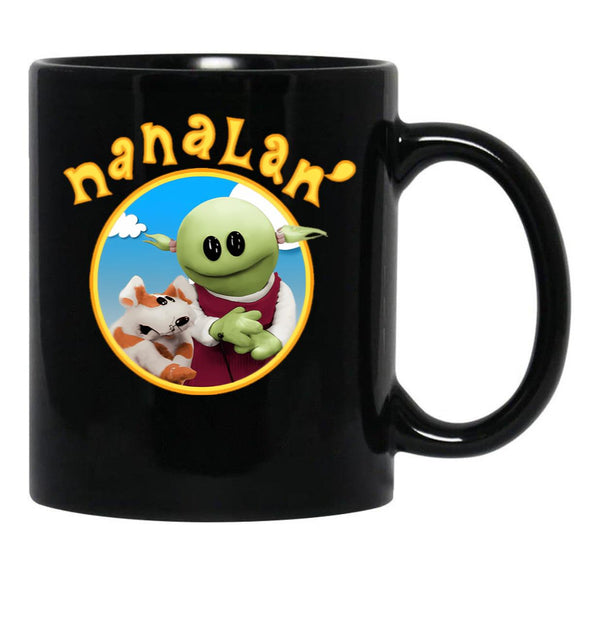 Nanalan Black Coffee Mug, Gift Coffee Mug - Black