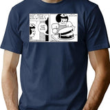Nancy Eats Cake T-Shirt for Men & Women, T-Shirts Graphic Tee - Navy