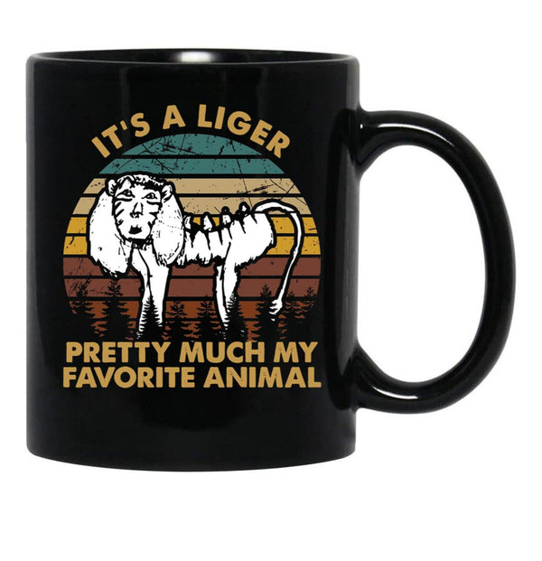 Napoleon Art Dynamite Its A Liger Pretty Much My Favorite Black Coffee Mug, Gift Coffee Mug - Black