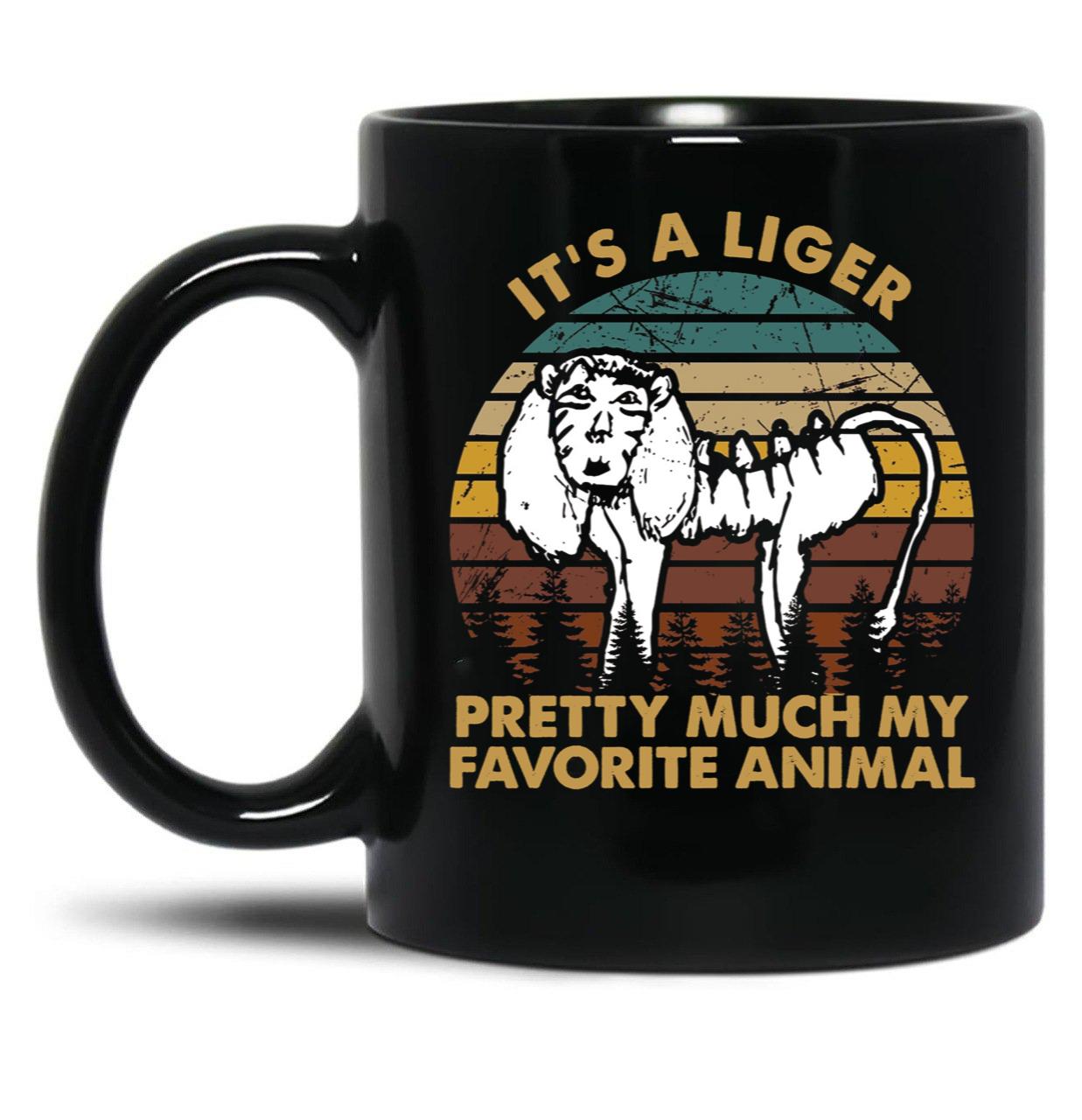 Napoleon Art Dynamite Its A Liger Pretty Much My Favorite Black Coffee Mug, Gift Coffee Mug