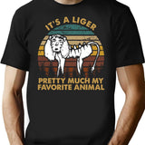 Napoleon Art Dynamite Its A Liger Pretty Much My Favorite Premium Heavyweight Cotton T-Shirt - Black