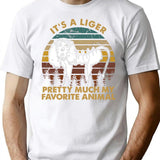 Napoleon Art Dynamite Its A Liger Pretty Much My Favorite Premium Heavyweight Cotton T-Shirt - White