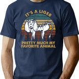 Napoleon Art Dynamite Its A Liger Pretty Much My Favorite Premium Heavyweight Cotton T-Shirt - Navy