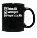 Napoleon Dynamite Skills Black Coffee Mug, Gift Coffee Mug - Black