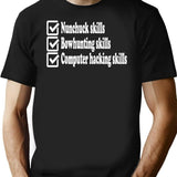 Napoleon Dynamite Skills Premium Heavyweight Cotton T-Shirt - Black