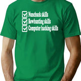 Napoleon Dynamite Skills Premium Heavyweight Cotton T-Shirt - Green