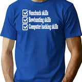 Napoleon Dynamite Skills Premium Heavyweight Cotton T-Shirt - Blue